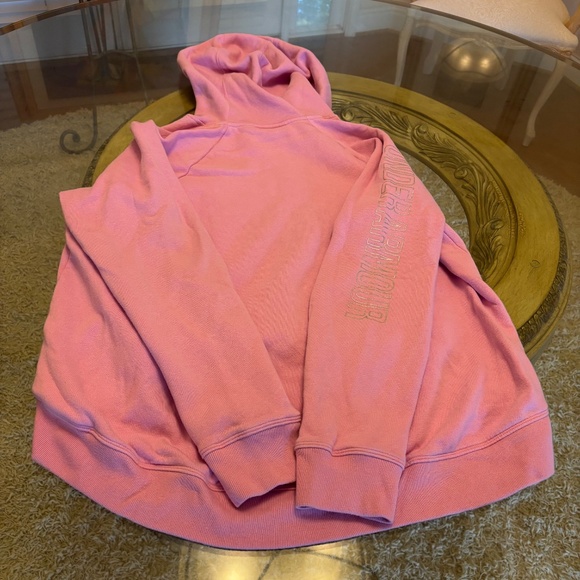 Under Armour UA Storm Fleece Hoodie Sweatshirt Pink Womens Size 2XL - Picture 3 of 6